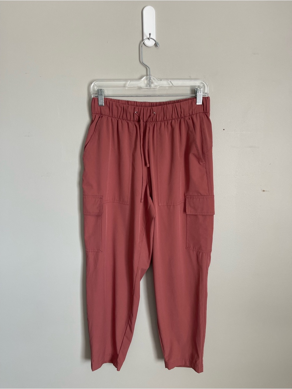 OLD NAVY Rust Orange Cargo Lightweight Jogger Pants Sz M